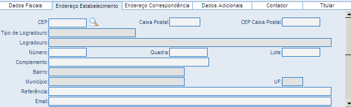 O CNAE PRINCIPAL está vinculado diretamente com o TIPO DE CONTRIBUINTE já informado anteriormente.