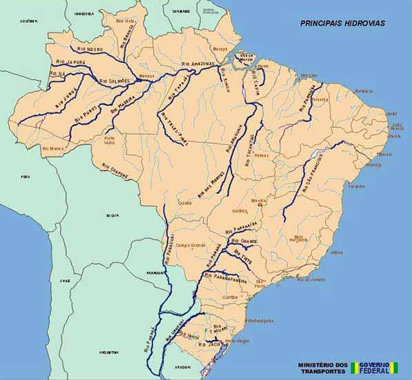 17 Anexo 4: Hidrovias Brasileiras Fonte: http://www.