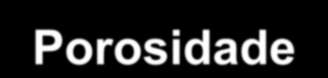 Porosidade Em um leito poroso existem vazios (zonas sem partículas).