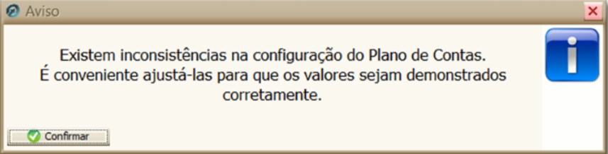 Folha Analítica: Razão dos Lançamentos de Folha: Após confirmar esta tela aparecerá quais contas devem ser configuradas. Para corrigir, acesse o menu Arquivos/Contabilidade/Plano de contas.