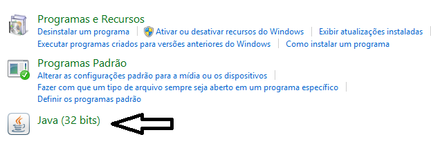 e. Clique em OK e faça o download do Java do site oficial da Oracle no endereço abaixo: (O Java é gratuito, só é necessário se cadastrar para baixa-lo. http://www.oracle.