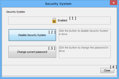Menus FUNÇÃO O Sistema de Segurança permite que você configure uma senha para bloquear a edição online de parâmetros durante a comunicação do PC com o drive.
