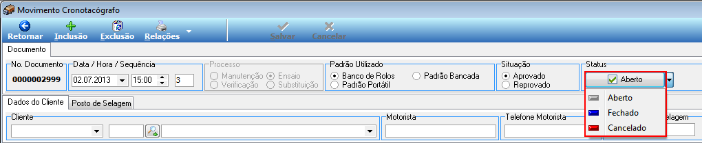 portanto um campo a ser preenchido manualmente no sistema. A Figura 25 destaca os campos Horário e Sequência de atendimento, respectivamente.