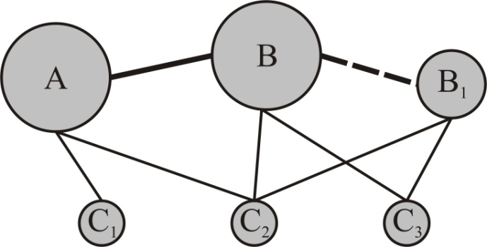 Figura 24 - Relacionamentos Colaborativos e Não-colaborativos.