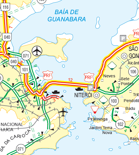 BR-101/RJ (Ponte Rio Niterói) TRECHO: Acesso à Ponte Presidente Costa e Silva (Niterói) Entr.