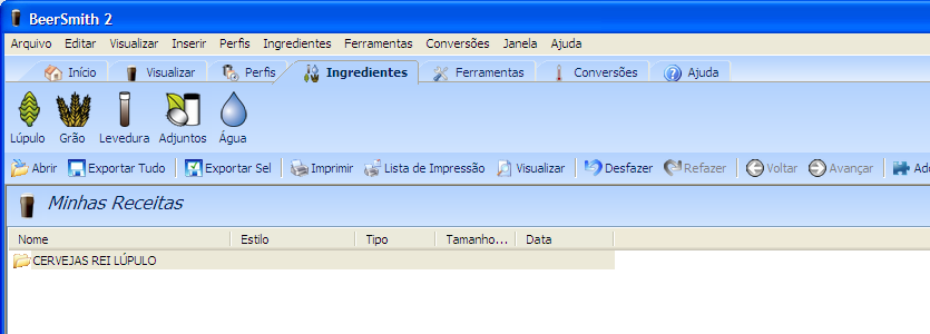 Adicionando ingredientes Configurando e adicionando ingredientes na base de dados