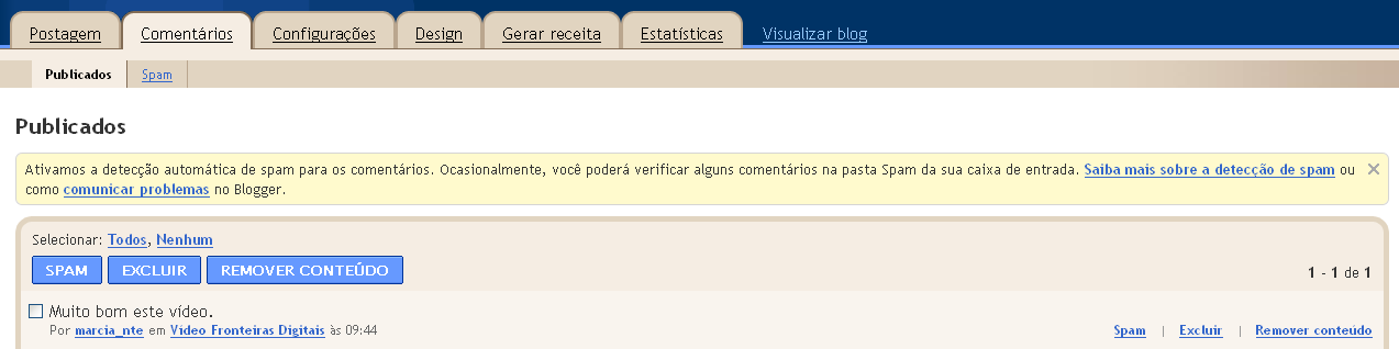 Clicando em [Nova página], abrirá uma janela, igual a janela de [Nova postagem]. Em [Título da página], escreva o nome que aparecerá na aba referente a página criada.