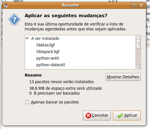 Para fazer uso deste aplicativo, abrimos o menu Sistema / Administração / Gerenciador de Pacotes Synaptic, conforme a figura abaixo: Figura 1: Iniciando o Synaptic.