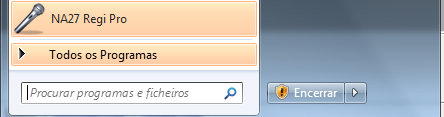 Figura 14 Atalho para o NA27RegiPro no Menu Iniciar 3 Conversor RS232/USB O Conversor RS232/USB deve ser ligado ao cabo RS232