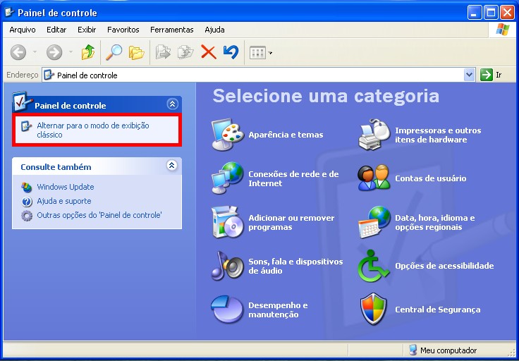 Para descobrir qual é esse valor e, consequentemente, o nome da porta serial virtual que será utilizada, basta seguir os seguintes procedimentos: Clique em Iniciar Painel de Controle.