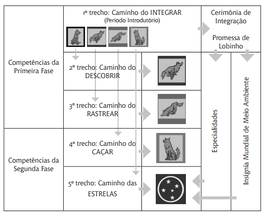 O Caminho da Jângal no Sistema de Progressão por Acesso Direto: AVALIAÇÃO DA PROGRESSÃO PESSOAL DOS LOBINHOS E LOBINHAS Como parte do Programa Educativo, o Movimento Escoteiro trabalha com um Sistema