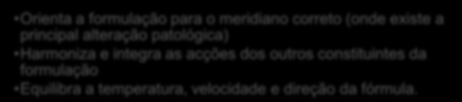 A importância da função de assistente é devida ao âmbito da sua ação, sendo por isso, normalmente, constituída por vários componentes ou combinações que atuam como diferentes assistentes na fórmula.