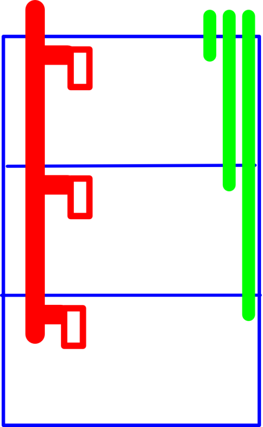 Esquentador ativo no piso intermédio Temperatura [ºC] 75 70 65 60 55 50