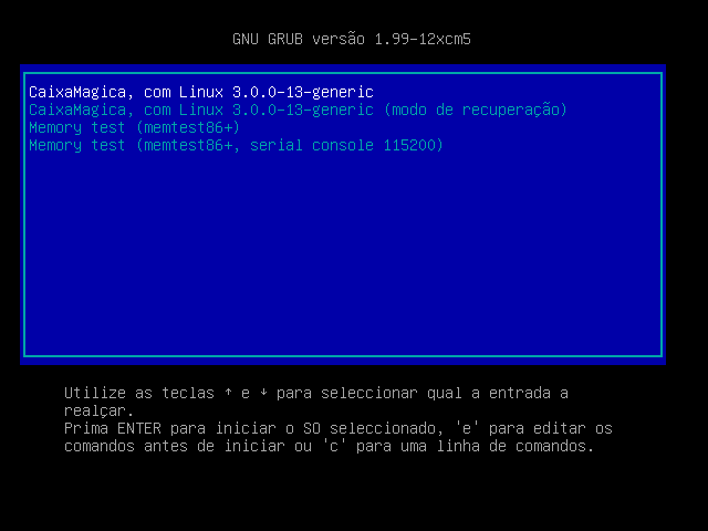 3.Instalação do Linux Caixa Mágica 18 Concluída a instalação aparecerá uma janela para reiniciar, clique em Reiniciar Agora. 3.