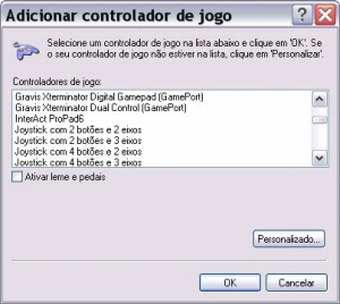 FIGURA 14: controladores de jogos do windows.