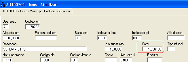 16 d) Com ICMS e com Substituição Tributária e) Com ICMS e com Substituição Tributária porém com outro FATOR-IVA E assim por diante.