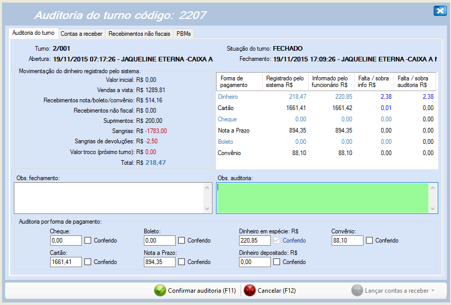 Controle e