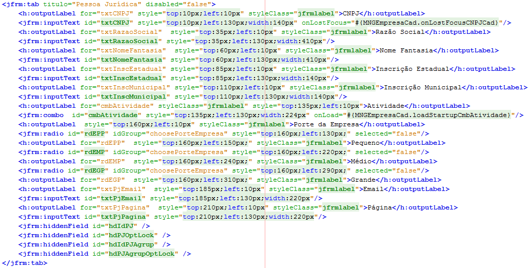 60 A camada de Interface com o usuário é onde existem maiores possibilidades. O JFRM já atende a camada Web com a construção de componentes JSF 2.