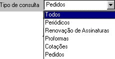 Consulta 6.1.8 AGENDA Esta pasta permite controlar as atividades diárias da Biblioteca referentes à, Renovação de assinaturas, etc.