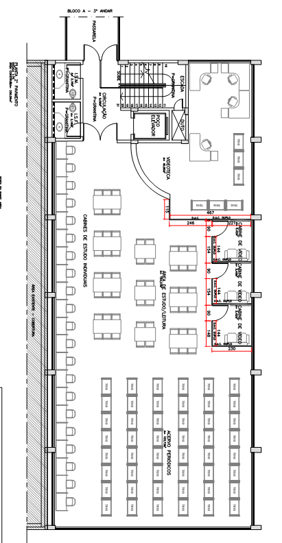 64 Localização das amostras na biblioteca - Curitiba Figura 28 - Localização das amostras na planta-curitiba Fonte: UTFPR (2012) 3.