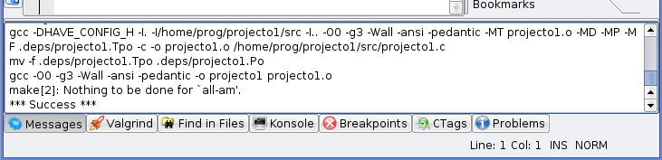 13. Se aparecer uma janela a afirmar There is no Makefile in this directory, responda Run Them. 14.