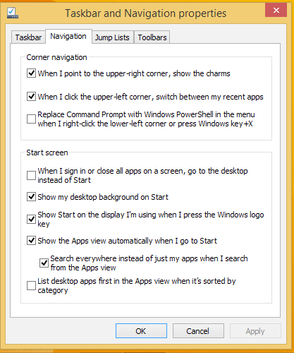 Personalizando sua tela Start (Inicial) O Windows 8.
