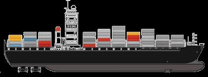 Sem as operações de transbordo de carga nos portos concentradores, os custos por unidade transportada aumentam significativamente, já que os navios