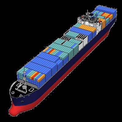 Largura O tamanho dos portêineres é diretamente proporcional à largura dos navios que tem capacidade de operar.