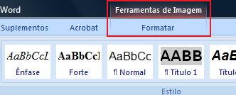 grupos de ferramentas, alguns destes grupos possuem pequenas marcações na sua direita inferior.