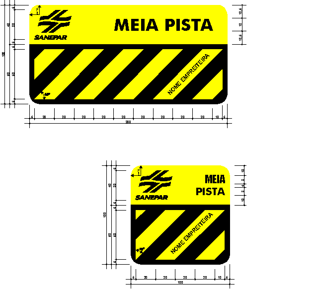 15/28 Deve ser utilizada quando da necessidade de estreitamento da pista adiante, tornando obrigatória a circulação em meia-pista.