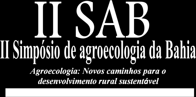 A Comissão Científica do II Simpósio de Agroecologia da Bahia estabelece as normas de submissão de trabalhos descritas a seguir Período para submissão de trabalhos: De 05 de setembro a 16 de outubro