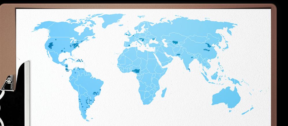 AES NO MUNDO Uma das maiores empresas globais de energia Presente em 21 países nos cinco