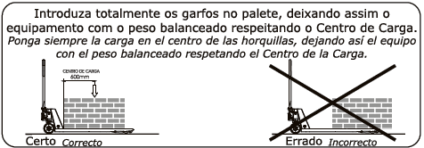 Manutenção Na sequência, recomendamos alguns procedimentos básicos que garantirão a durabilidade e o perfeito desempenho do seu Transpalete.