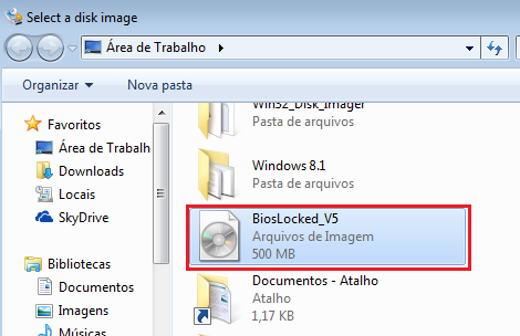 Com o Pendrive Bootável, abra a pasta (baixada do Portal ATP) Win32_Disk_Imager e selecione o arquivo Win32DiskImager.