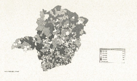 ANEXO I Índice de Desenvolvimento Humano Municipal Municípios de Minas