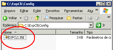 5.4.3 Durante a instalação, clique em Next, Next e Finish para concluí-la, conforme as telas abaixo: Tela de apresentação do Instalador ExpCli Tela indicando o diretório de instalação 5.