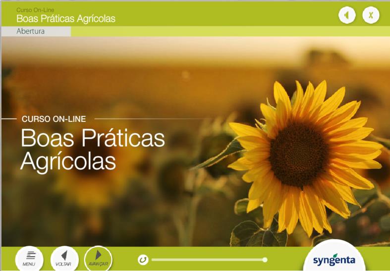 E-learning Capacitação interna das forças de vendas Treinamento On-line sobre Boas Práticas Agrícolas e importância de