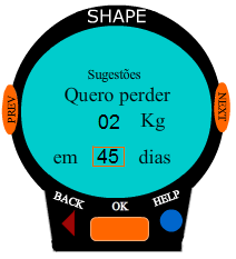 3. Obter Sugestões Através do que você tem feito e que esteja guardado nos históricos você pode obter sugestões do SHAPE de como melhorar a sua saúde física ou como chegar a certas metas.