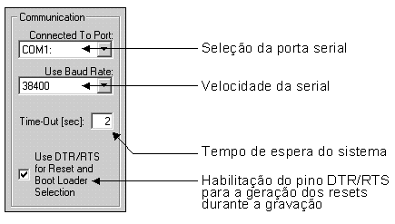 3.3. Gravando o programa Após a configuração da McBoard, execute o programa Flash Utility.