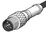 3A 125 Kbits/s 500 m 250 Kbits/s 250 m 500 Kbits/s 100 m TSX CAN KCDF 90T (90º) TSX CAN KCDF 180T (180º) Conector DB9 Fêmea Terminador de Linha ativado Número máximo de escravos = 16.