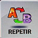 Atalho no controle remoto. Tecle uma vez para marcar o início do trecho (a tela exibirá o ícone no canto superior direito).