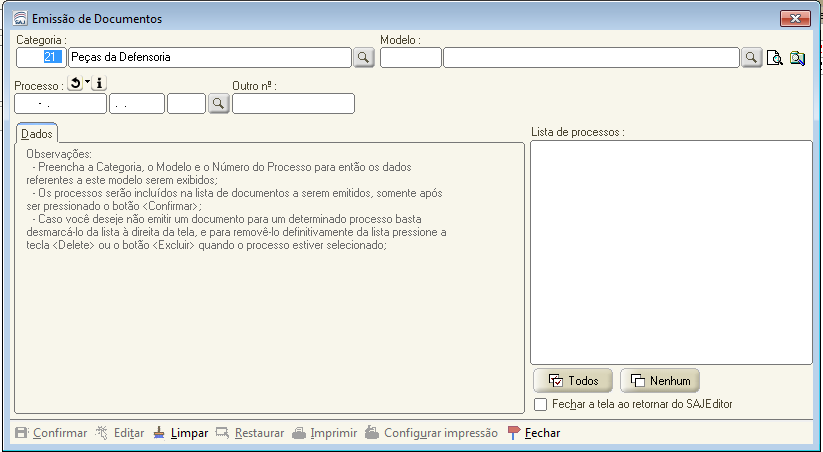 3- Para peticionar no processo que está sendo visualizado, pressione o botão EMITIR EXPEDIENTE, para que seja iniciado o peticionamento eletrônico; OBS.