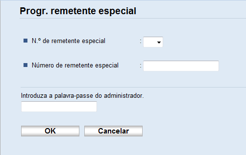 Receber um Fax Esta função não está disponível com o Internet Fax. Registar os remetentes especiais Este capítulo explica como registar remetentes especiais.