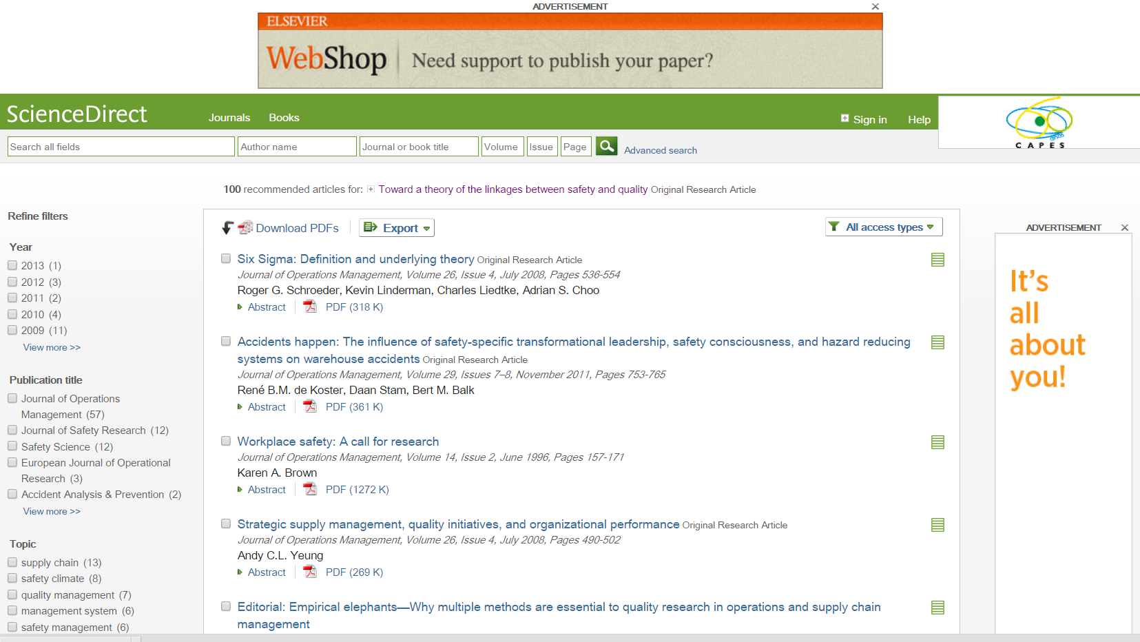 Sciencedirect abre a