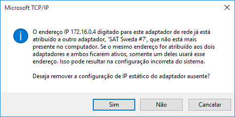 Dê um clique duplo sobre o Protocolo IP Versão 4 (TCP/IPv4) Manual de instalação Selecione Usar o seguinte endereço IP e preencha o campo Endereço IP: 172.16.0.