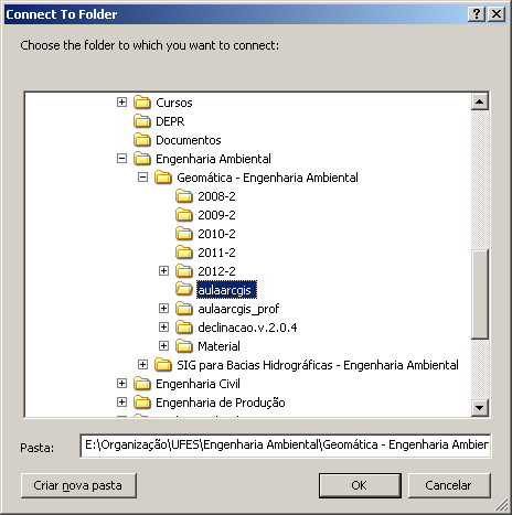 Abrir Dados Adicionar Dados Folder connections Escolha uma pasta para conectar Uma conexão de pasta