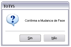 1.7 Para que as guias fiquem finalizadas para o pagamento ao PRESTADOR, é necessária a mudança de fase.