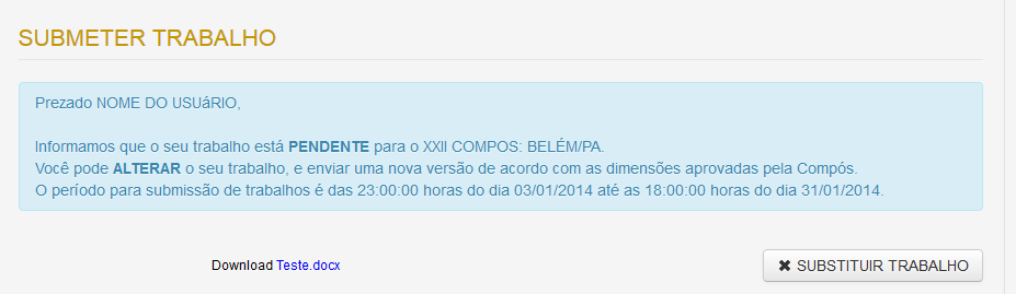 SEMINÁRIO INTERNACIONAL: contém