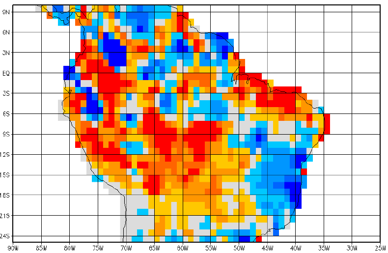 Drought of Amazonia austral summer 2010-Rainfal l forecasts (CPTEC INPE-INMET;