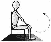 4: Exercícios Calistênicos: Sentado, o paciente irá segurar um bastão ou uma bola e realizará o movimento de extensão dos MMSS, associado com a inspiração, que será realizada em um tempo (sem pausa),